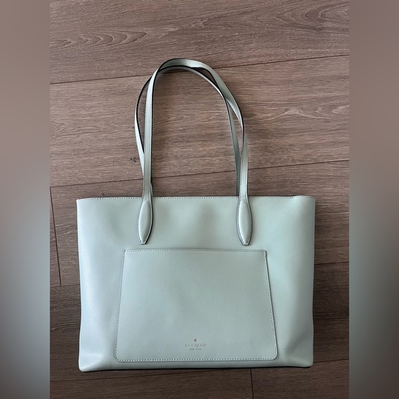 EUC Kate Spade Mint Green Tote - Picture 2 of 16